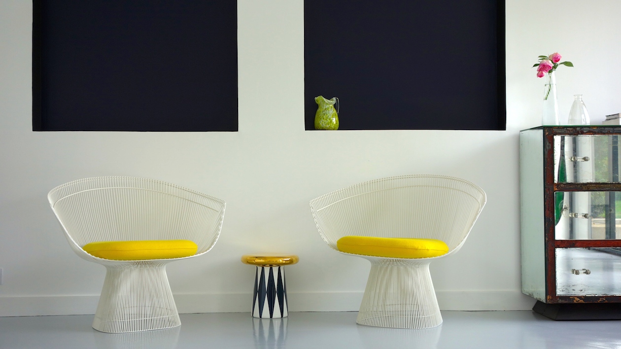Fauteuils Warren Platner, Knoll international, 1975.