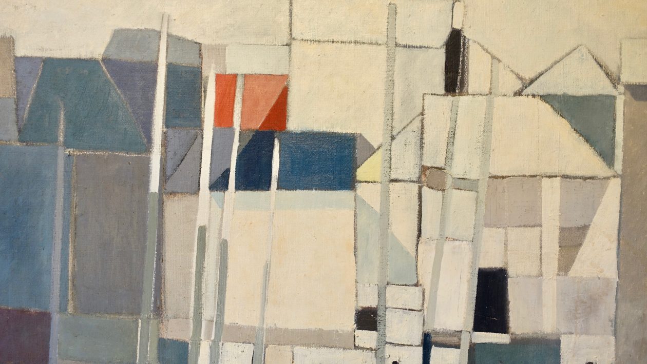 Franchto, peinture abstraite. 1948.