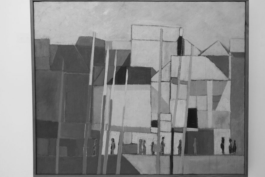 Franchto, peinture abstraite. 1948.